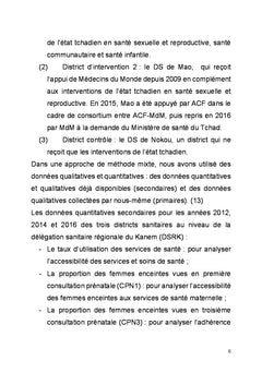 Gouvernance des ressources humaines en sante au Kanem