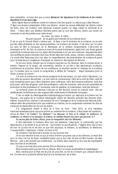 Les violences traditionnelles contre les femmes