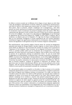 Les recompositions du religieux et du politique