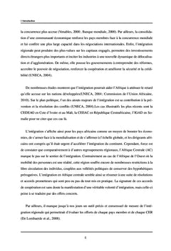 Indice Composite d'Integration Regionale: Le cas d'Afrique Centrale