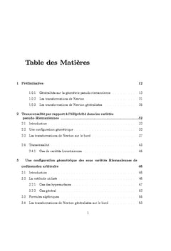 Sur les sous variétés d'espaces riemannien et pseudoriemannien