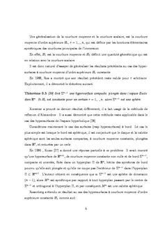 Sur les sous variétés d'espaces riemannien et pseudoriemannien