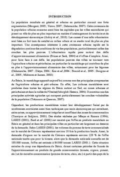 Evaluation des produits phytosanitaires et des doses utilisees en cultures maraîcheres