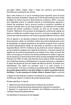 Evaluation des produits phytosanitaires et des doses utilisees en cultures maraîcheres