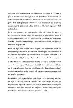 Les Partenariats Public-Privé: Quelle Utilité pour les PVD