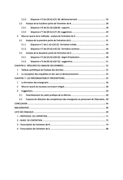 Organisation des enseignements en classe de français au Collège&Lycée