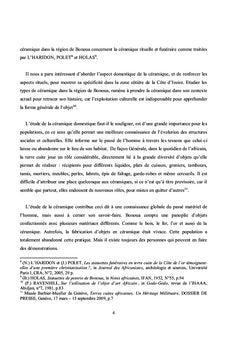 Les Survivances de la Céramique de Bonoua