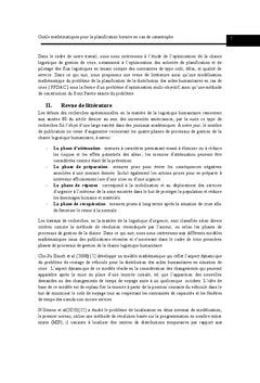 Resolution de certains problemes d'optimisation difficile