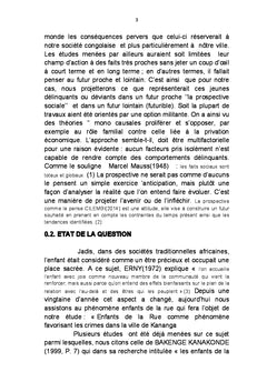 Enfants de la rue et la recrudescence du banditisme A Kananga