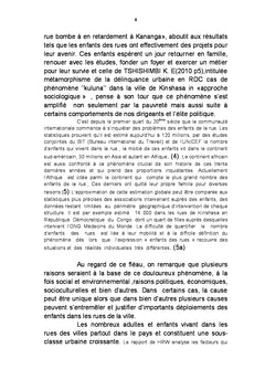 Enfants de la rue et la recrudescence du banditisme A Kananga