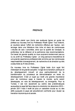 Transition Politique et Développement Inclusif