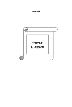 L'État à genou