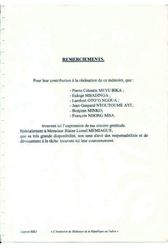 Le Médiateur de la République au Gabon