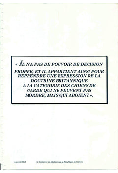 Le Médiateur de la République au Gabon