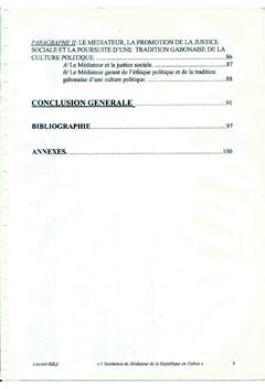 Le Médiateur de la République au Gabon