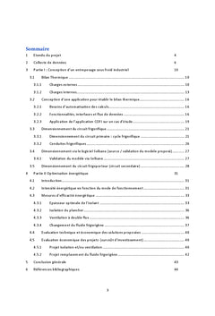Conception et optimisation d'entreposage sous-froid industriel