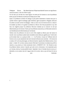 La question de l'enseignement du genre en FLe