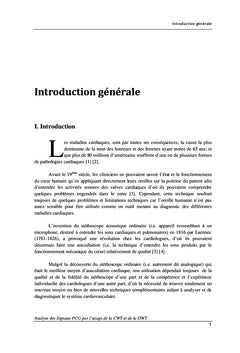 Analyse des signaux PCG par l'usage de la CWT et de la DWT