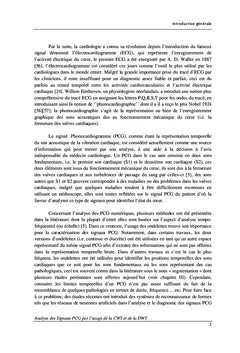 Analyse des signaux PCG par l'usage de la CWT et de la DWT