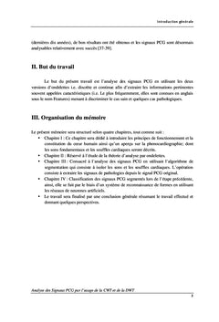 Analyse des signaux PCG par l'usage de la CWT et de la DWT