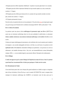 Bacteriologie des exacerbations aiguës des BPCO en Tunisie