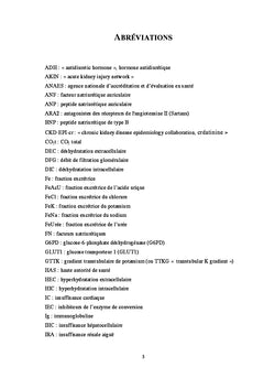Interprétation coordonnée des bilans hydro-électrolytiques