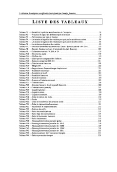 Les signes precurseurs des entreprises en difficultes et de la fraude