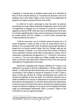 Evangélisation et guérison holistique