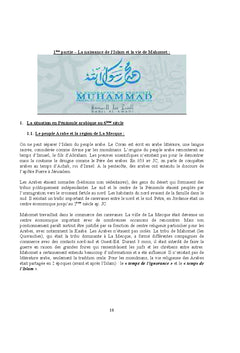 Le CV de l'Islam