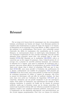 Reduction du PAPR d'un signal ULB eCMA-368 et implementation sur FPGA