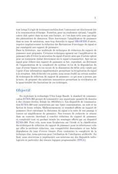 Reduction du PAPR d'un signal ULB eCMA-368 et implementation sur FPGA