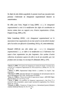 Gestion du Changement des Organisations