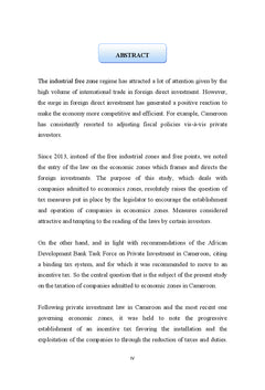 La fiscalité des entreprises admises en zones économiques au Cameroun