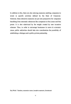 La fiscalité des entreprises admises en zones économiques au Cameroun