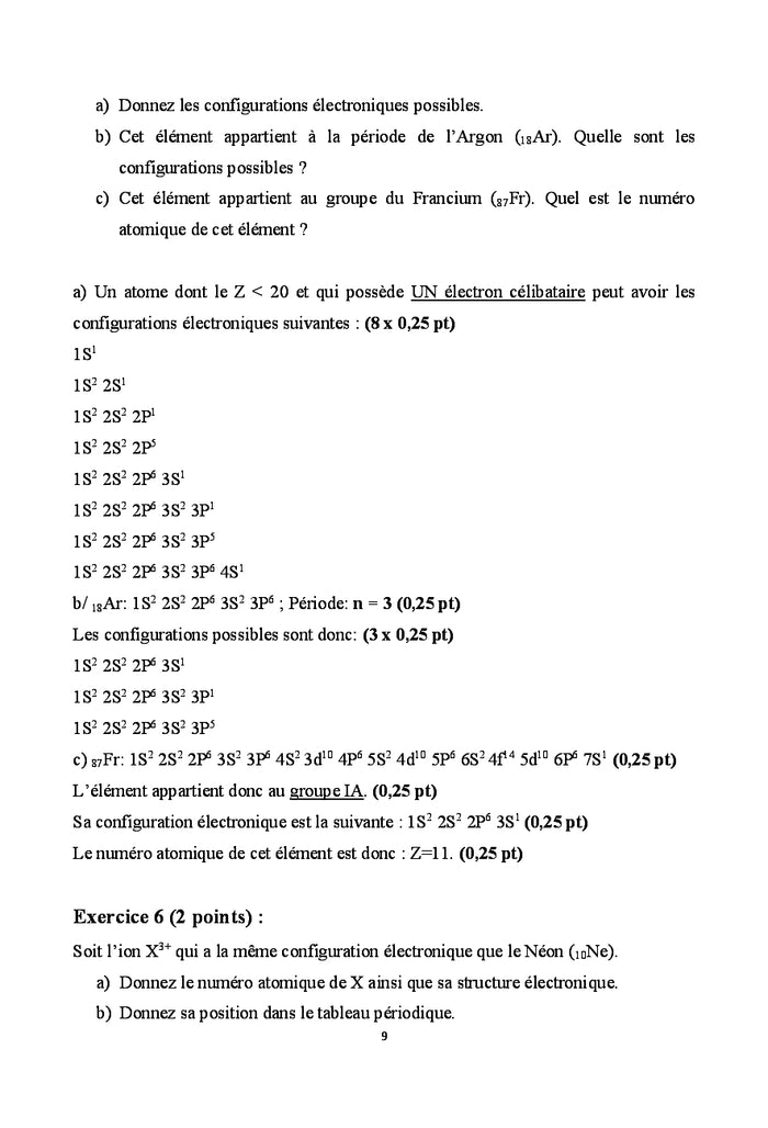 Structure et proprietes de la matiere - thermodynamique