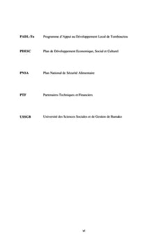 Planication et Gestion du Developpement Local au Mali