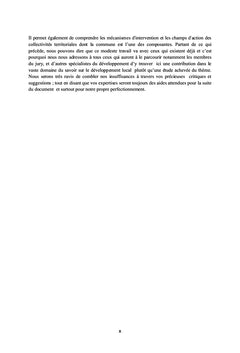 Planication et Gestion du Developpement Local au Mali