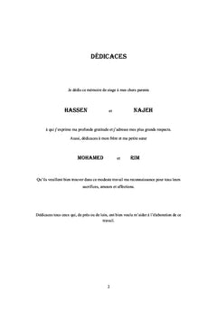 La mise en place d'un SMSDA selon la norme ISO 22000: 2005