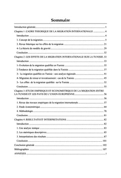 Estimation de volume de migration par un modele de gravite