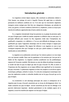 Estimation de volume de migration par un modele de gravite
