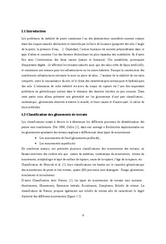 Analyse d'un glissement de terrain avec la méthode des éléments finis et celle d'équilibre limite
