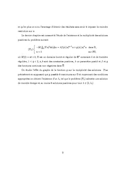 Multiplicité des solutions pour des problèmes de Kirchhoff