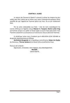 KUNDE(liberté) déformée par les assauts de la flamme