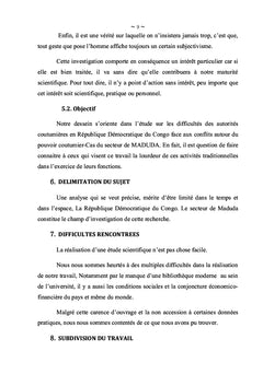 Difficultés des autorités coutumières en RDC