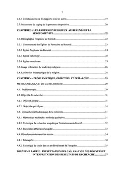 Vécu Psychosocial et Professionnel d'un Leader Religieux Séropositif