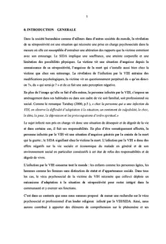 Vécu Psychosocial et Professionnel d'un Leader Religieux Séropositif
