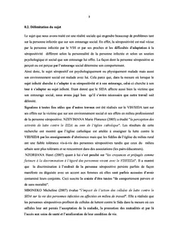 Vécu Psychosocial et Professionnel d'un Leader Religieux Séropositif