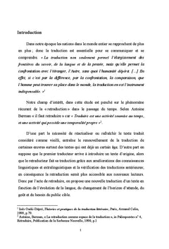 La traduction à l'épreuve du temps