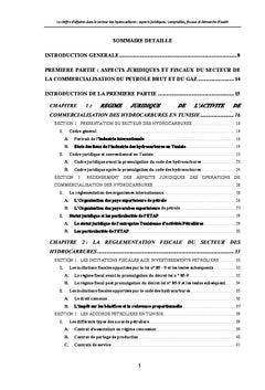 Le chiffre d'affaires dans le secteur des hydrocarbures
