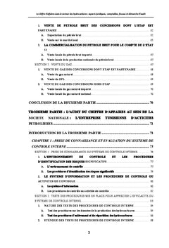 Le chiffre d'affaires dans le secteur des hydrocarbures